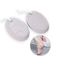 Pumice Stone,Natural Pumice Stone,Natural Pumice Lava Stone Pedicure Tool Household Cleaning Exfoliating Remove Dead Skin for Body Feet 2 Pack(Gray)