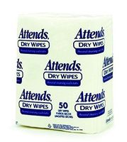 Attends Dry Wipes, 10" x 13", Medium-Weight