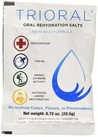 TRIORAL - Oral Rehydration Salts ORS (15, One Liter Packets/Box) World Health Organization (WHO) New Formula for Food Poisoning, Hangovers, Diarrhea, Electrolyte Replacement