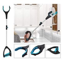 Aluminum Reacher Grabber Foldable Tool and Extra Long Handy Mobility Aid for Trash Pick Up Garden and Disabled and Arm Extension