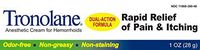 Tronolane Dual Action Anesthetic Cream For Hemorrhoids (1 Oz) (5-Pack)