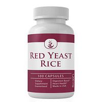Red Yeast Rice Extract Capsules (100 Capsules, 1,200 mg per Serving) (3 Capsules/Serving) by Pure Organic Ingredients, 100% Pure, Gluten-Free & Kosher, Supports Overall Health & Well Being