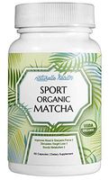 Naturelle Organic Matcha Green Tea Capsules, Ultimate Pre and Post Workout Supplements, Energizes Without Caffeine Jitters, Improves Workouts and Detoxifies, 60 Capsules