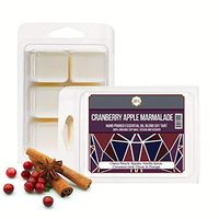 Aira Soy Wax Melt - Organic, Vegan, Kosher, Scented Soy Wax Cubes w/Essential Oils - No Chemical 100% Soy Wax Melts for Electric/Tealight Melters - Hand-Poured Soy Tarts - Cranberry Apple - 2 Pack