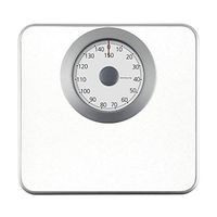 Lcxliga Mechanical Bathroom Scale - Oversized Dial Scale,Highly Accurate Body Weight Scales,Capacity 330 Lbs. (Color : White)