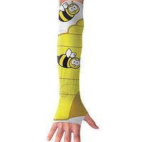 QG ZZX Beehive and Bees Unisex Compression Arm Sleeves UV Protection Performance Arm Sleeve - for Outdoor Sports Baseball,Basketball,Football (1 Pair)