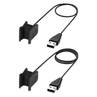 Fitbit Alta HR Charger with Reset Button, BeneStellar 2-Pack 3.3ft/1m or 1.8ft/55cm Replacement Charging Cable Cradle Dock Adapter for Fitbit Alta HR Fitness Wristband (2-Pack 1.8ft+3.3ft)