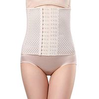 Women Shapewear High Waist Control Panties Underwear Butt Lifter Control Corset Pants Briefs Khaki