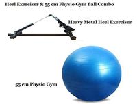 ACCO Pain Relief Heavy Metal Heel Exerciser with Body Fitness 55 cm Physio Gym Ball Exerciser