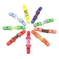 Xisheep Easter Day Home Décor ， Clip Baby Pacifier Clip Pacifier Chain Dummy Clip Nipple Holder - Random