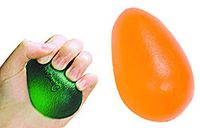 Egg Shaped Hand Exerciser for Thumb and Fingers, Physical Therapy, Hand Rehabilitation, Stress Reliever Toy