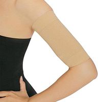 SUPVOX 1 Pair Slimming Compression arm Shaper Burn Fat Weight Loss arm Shaper Fat Buster Off Cellulite Slimming wrap for Women (Khaki)