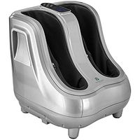 Shiatsu Heated Foot and Calf Massager Machine to Relieve Sore Feet, Ankles, Calfs and Legs, Deep Kneading Therapy, Relaxation Vibration and Rolling and Stimulates Blood Circulation Plantar Fasciitis