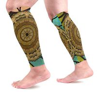 LEVEIS Assorted Color Stained Glass Arm Sleeves UV Protection for Men Women Sunblock Protective Gloves Running Golf Cycling Driving Long Arm Cover 1 Pair