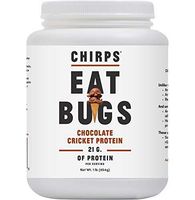 Chocolate Chirps Cricket Protein Powder Blend 1 lb Tub