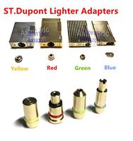 ASW Gas Refill Adapters Compatible with ST Dupont Lighter 4 in 1 Yellow/Red/Green/Blue Cap
