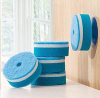 Roto - 5pcs/lot Double Side Super Wipe Decontamination Magic Sponge Magic Cleaner for Kitchen with Vacuum Suction Hanger