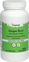 Vitacost Ginger Root -- 1100 mg per serving - 180 Capsules