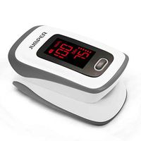Fingertip Pulse Oximeter, Blood Oxygen Saturation Monitor (SpO2) with Pulse Rate Measurements and Pulse Bar Graph, Portable Digital Reading LED Display, Batteries Included