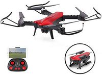 SZJJX RC Drone with 720P HD WiFi Camera Live Video 2.4Ghz Remote Control Quadcopter 6-Axis Gyro 4CH FPV Headless Mode Helicopter with Altitude Hold & One Key Return L6060 Red