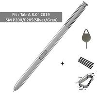 Galaxy Tab A Stylus Pen Replacement LCD Touch Stylus Pen Parts for Samsung Galaxy Tab A 8.0" (2019) SM-P200 P200 P205 Stylus S Pen (Gray/Sliver)
