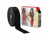 RockTape H2O (Extra Sticky) Uncut BULK Kinesiology Tape - 2" X 105' Roll - H2O Black
