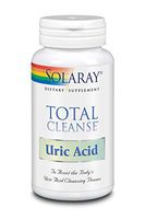 Solaray Total Cleanse Uric Acid | Tart Cherry, Bromelain, Quercetin and More | Joint Comfort Support | Vegan | 60 Caps