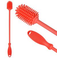 Silicone Bottle Brush | One Brush | 12.2” Bottle Cleaner for a Vacuum Sports Water Bottle | Excellent Cleaning Brush for Washing Narrow Neck Containers