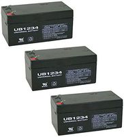 Universal Power Group 12V 3.4Ah UB1234 BP3-12 ES3-12 PW1203 Battery - 3 Pack
