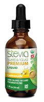 Lemonade Stevia Drops Liquid Sweet Leaf 100% Natural and Organic Sugar Substitute with Pure Sweetener Extract Stevia Glycerite PerfectDrinking and Cooking Recipe with Low Calorie Diet (1oz)