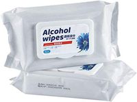 Alcohol Wipes for Adult (2 Packs,100 Wipes),Large Detergent Wet Wipes(8"x6"),Alcohol Wipes for All-Purpose Cleaning