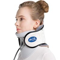 RenShiMinShop Traction Equipment Cervical Traction Device Neck Support Neck Cervical Vertebra Correction Home Medical Stretcher Muscle Stretcher Inflatable Cervical Traction Device (Color : White)