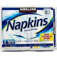 Kirkland 1X Casual Dining Napkins (2080 Napkins)