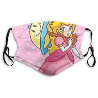 Princess Peach - Perry Boys Girls Adults Adjustable Earloop Face Ma-sk, Anti-dust Mouth Ma-sk, Anti Pollution Ma-sk,Washable Protection Ma-sk,Pollen Ma-SKS,Anti-smog Ma-sk