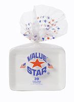 Value Star Foam Charola Tray 6 x 8 12 Packs of 30 Trays