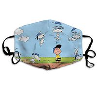 SSUJ7 Charlie Brown and Snoopy Men Women Adjustable Earloop Mouth Guard Anti-Dust Washable Reusable Mouth Guard for Kids Teens Adults Anti Pollution,Anti-smog