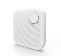 ZYWX Mini Pet GPS Tracker, Smart Wi-Fi Bluetooth Tracking Device Dog Cat Finder Localizer Anti-Loss Location Tracking Device, Real-Time Tracking/Voice Monitoring/Safety Fence Compatibility (White)