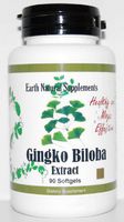Gingko Biloba * 90 Softgels - Earth Natural - Memory Problems