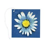 Iconikal Cardstock Tie-On Gift Tags 64-Count, Daisy