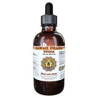 Yucca Liquid Extract, Yucca (Yucca Glauca) Tincture, Herbal Supplement, Hawaii Pharm, Made in USA, 2 fl.oz