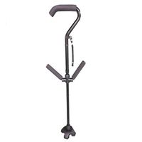JIN Old People Crutches Multifunction Aluminum Alloy Collapsible Medical Insurance Crutch
