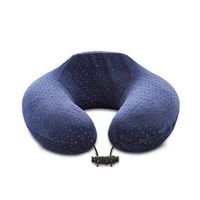 WAOBE u-Shaped Pillow Neck Pillow Slow Rebound Memory Cotton Velvet Jacket Travel Neck Pillow Aircraft Care Neck u-Shaped Neck Pillow Cervical Head Pillow, Blue
