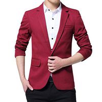 PromotionMen Casual Jacket, NEARTIME New Fashion Men's Autumn Corduroy Slim Coat Long Sleeve Blouse Suit Blazer Tops