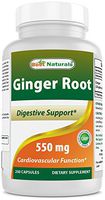 Best Naturals Ginger Root ,250 Capsules,550 mg