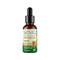 BUTTER RUM PREMIUM QUALITY STEVIA DROPS| ORGANIC LIQUID STEVIA SWEETENER| BEST SUGAR SUBSTITUTE |100% PURE EXTRACT| ALL NATURALLY SWEET | NON BITTER, 0 CALORIE, NON-GMO, DIABETIC & KETO FRIENDLY (1oz)