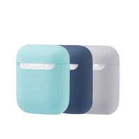 ❤️MChoice❤️Soft Silicone Shock Proof Protective Cover Case for Apple for AirPods Earphones (3PC-C)