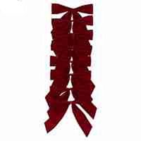16ct Red Velvet Decorative Bow - Wondershop