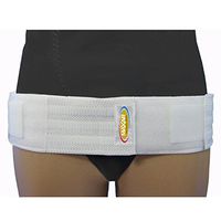 Maxar Sacroiliac Joint Lower Back Pelvis Pain Relief Compression Support Belt, Small White
