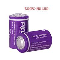 3.6V Lithium/SOCL2 Batteries 1/2aa Size Battery Model ER14250 Count:Pcs (7200)