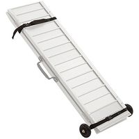 Silver Spring Aluminum Portable Wheelchair & Scooter Ramp Wheel Kit, for use with Single-Fold Ramps, Maximum Folded Width of 18", 4" Rubber Wheels